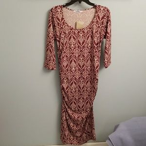 Expected by Lilac Clothing Ruched Bodycon Dress